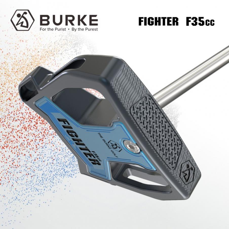 BURKE高尔夫球杆2025新款推杆Fighter战斗机系列F35CC零扭距 更精准