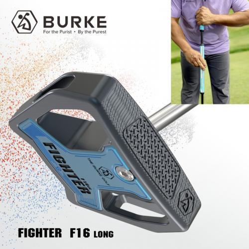 BURKE高尔夫球杆2025新款推杆Fighter战斗机系列F16CC零扭距 更精准 胸推